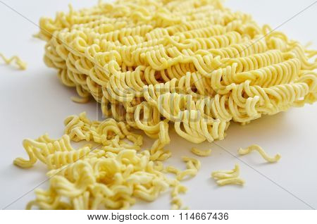 Picture of a Intant soup noodles. Fas food concept
