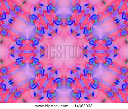 Seamless ornament pink purple