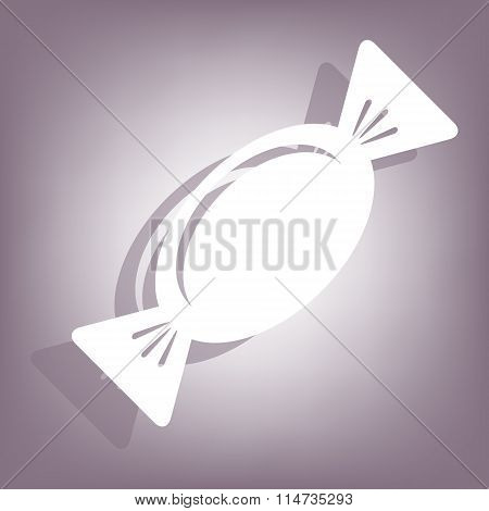 Candy icon with shadow