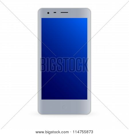 Modern smartphone illustration