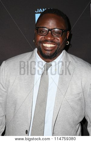 vLOS ANGELES - JAN 14:  Brian Tyree Henry at the Baskets Red Carpet Event at the Pacific Design Center on January 14, 2016 in West Hollywood, CA