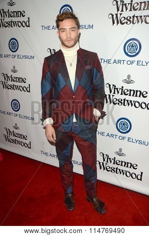 vLOS ANGELES - JAN 9:  Ed Westwick at the The Art of Elysium Ninth Annual Heaven Gala at the 3LABS on January 9, 2016 in Culver City, CA