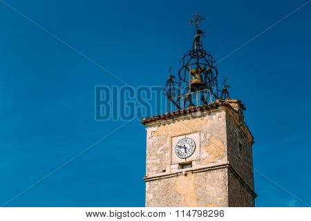 Medieval tower in Menerbes, France