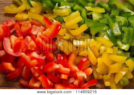 chopped bell pepper