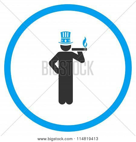 Capitalist Flat Icon