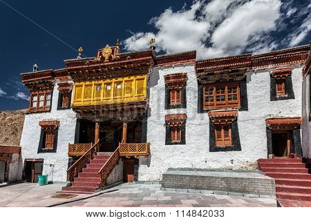 Likir Gompa (Tibetan Buddhist monastery). Ladakh, India