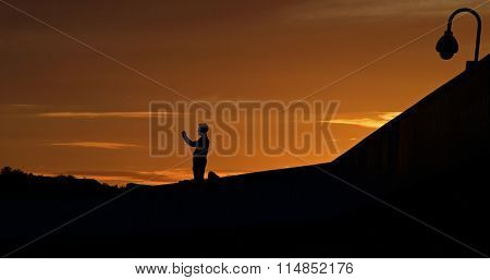 BIRMINGHAM, ENGLAND - AUGUST 29 2015:  The NatWest T20 Blast Final between Northamptonshire and Lancashire at Edgbaston Cricket Ground, in Birmingham, England.