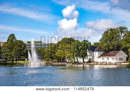 City Park In Stavanger