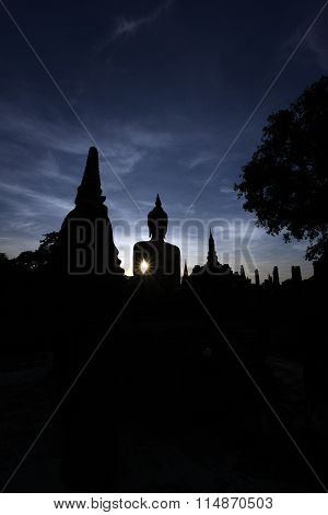 Asia Thailand Sukhothai Temple Mahathat