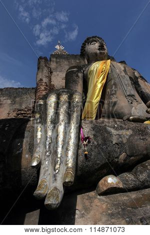 Asia Thailand Sukhothai Temple Mahathat