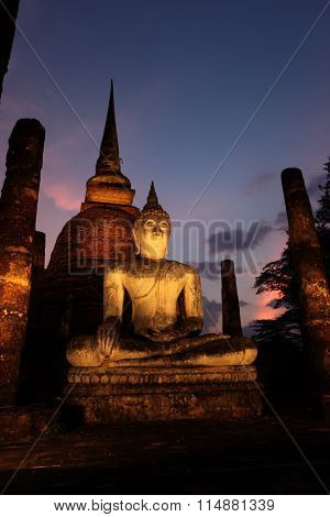 Asia Thailand Sukhothai Temple Wat Sa Si