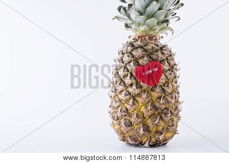 pineapple and little heart