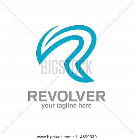 Letter R Logo Template. Simple And Clean Design Of Letter R Logo Design Vector.