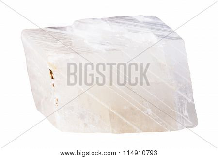 Piece Of White Calcite Mineral Stone