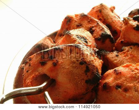 food photos of Indian Chicken Tikka Kebab Flame Grilled