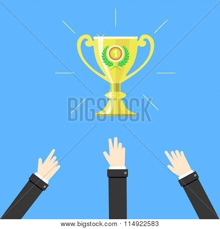 Competition. Business Concept Vector Illustration.