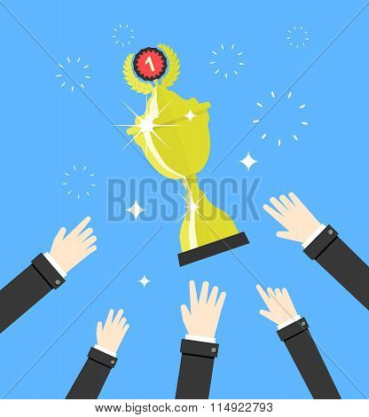 Competition. Business Concept Vector Illustration.