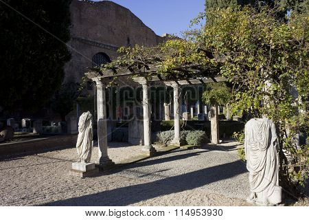 The Garden Of The Diocletian Baths