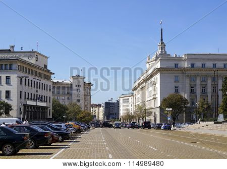 Battenberg Square In Sofia