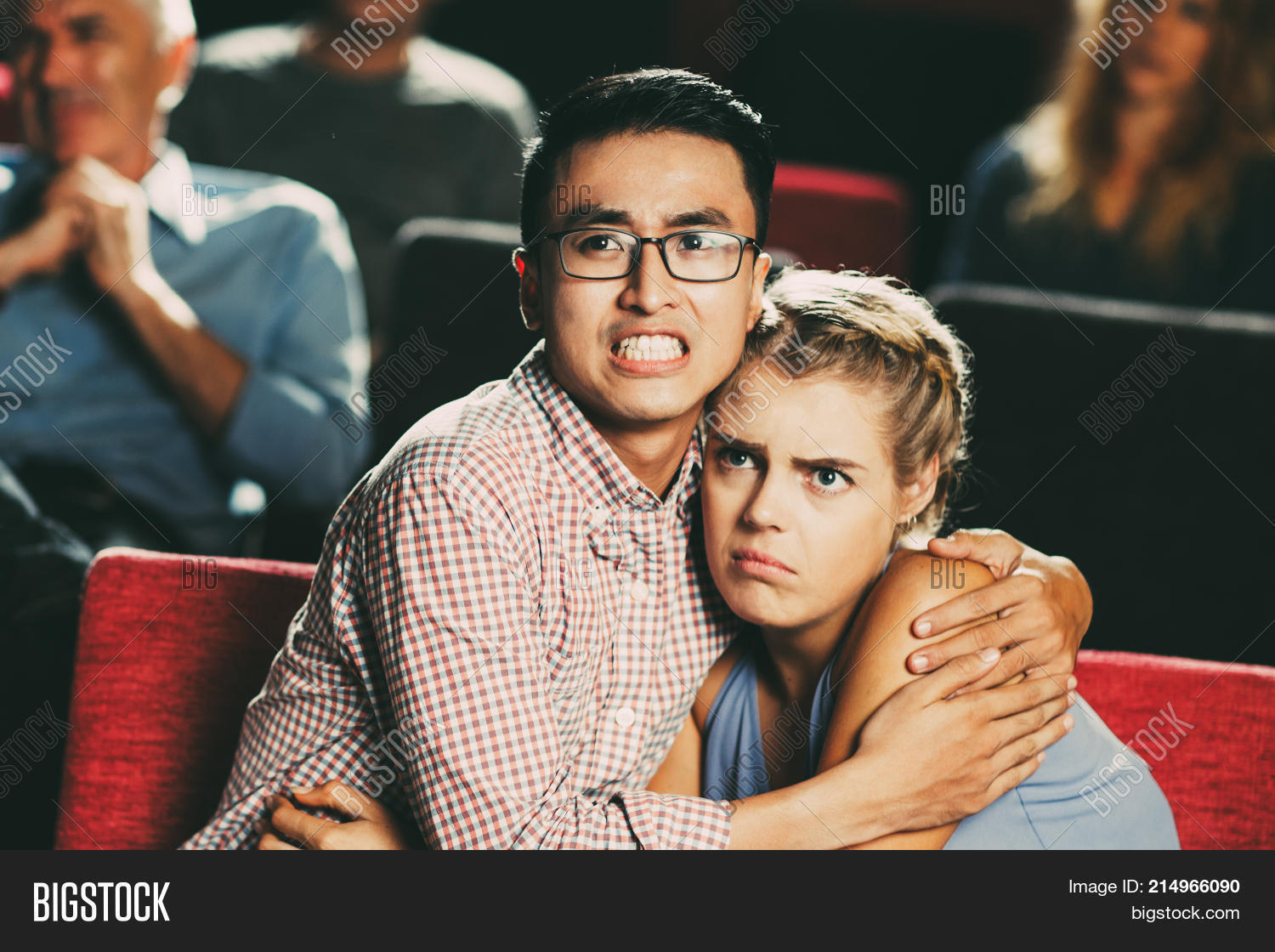 Fearful Young Couple Image & Photo (Free Trial) | Bigstock