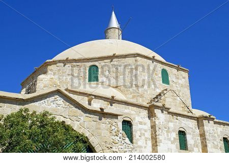 Hala Sultan Tekke Mosque near Larnaca, Cyprus.