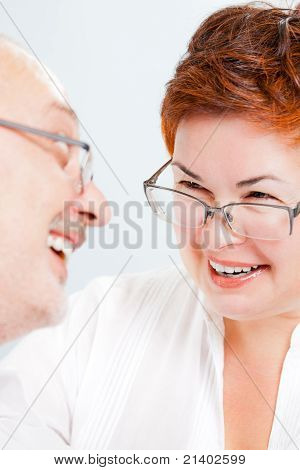 Happy mature couple