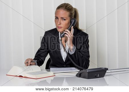 businesswoman in the office