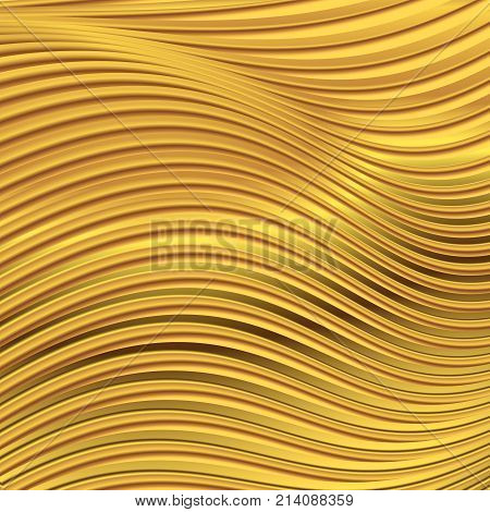 Abstract Gold Glitter Geometric Vector Background.