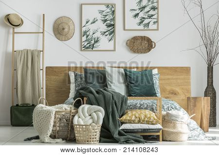 Knot Cushion In Basket