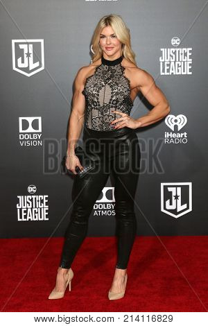 LOS ANGELES - NOV 13:  Brooke Ence at the World Premiere of Justice League at Dolby Theater on November 13, 2017 in Los Angeles, CA