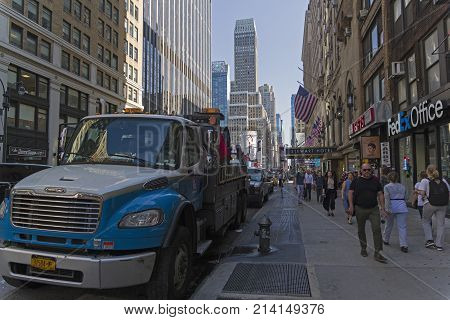 Manhattan, New York. Seventh Avenue.