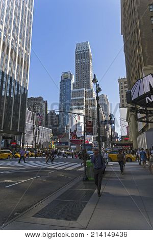 Manhattan, New York. Seventh Avenue.