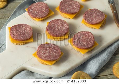 Savory Homemade Cheese Meat And Cracker Hor Dourves
