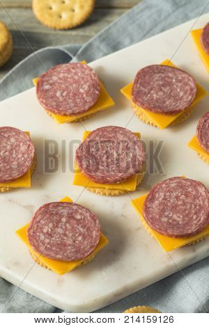 Savory Homemade Cheese Meat And Cracker Hor Dourves