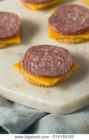 Savory Homemade Cheese Meat And Cracker Hor Dourves