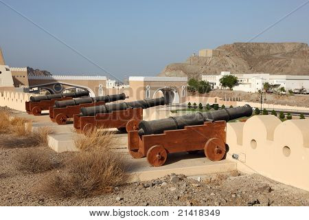 Befestigte Tor zum Muttrah, Muscat
