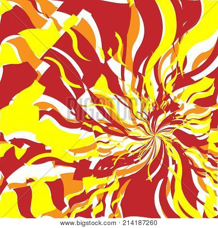 Bright Red and Orange Fire Abstract Background, Flame Pattern, Stylized Fire, Fire Sign Background, Sunlight Abstract Orange Wave Background