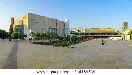 Ha-bima Square And Leonard Bernstein Square, In Tel-aviv