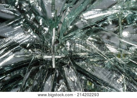 cracked glass cracked glass macro photo in the context of