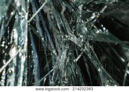 cracked glass cracked glass macro photo in the context of