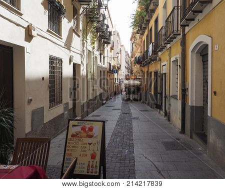 Castello Quarter In Cagliari