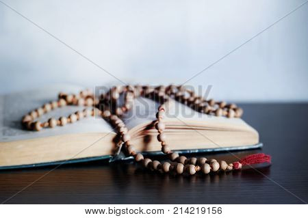 Old Wooden Rosary Beads