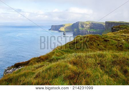 The Burren (in Irish: Boireann - Great Rock) The Karst-landscape Region In West County Clare Ireland