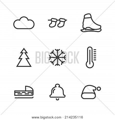 9 Xmas Line Icon