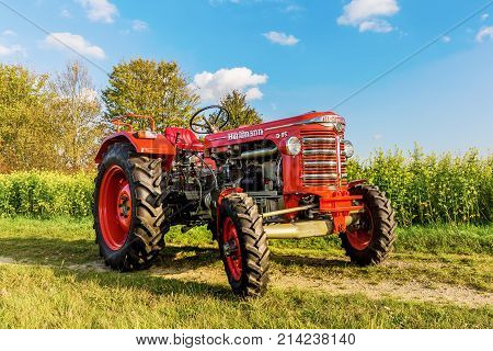 Historical Tractor Made By Hürlimann