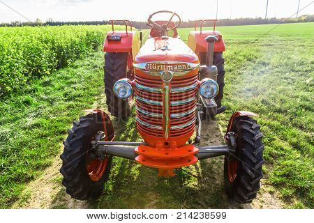 Historical Tractor Made By Hürlimann