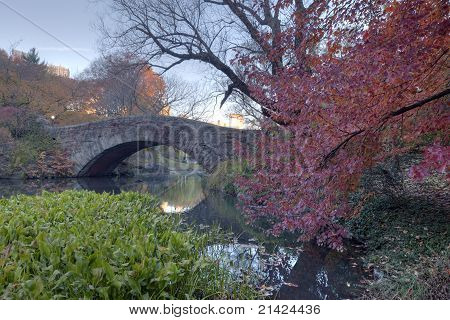 Automne au pont de Gapstow