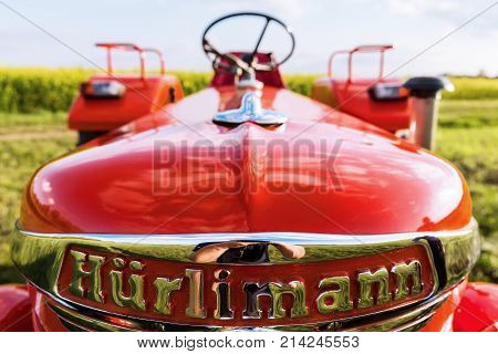 Historical Tractor Made By Hürlimann