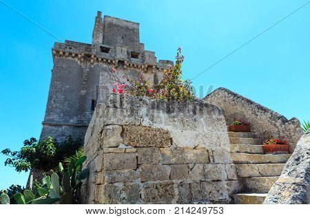 Torre Colimena On Salento Sea Coast, Italy