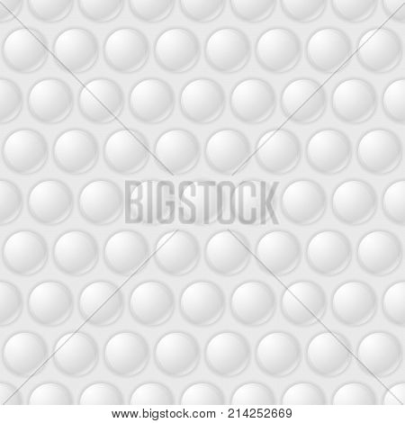 Bubble wrap. Vector interior pattern. Gray illuustration